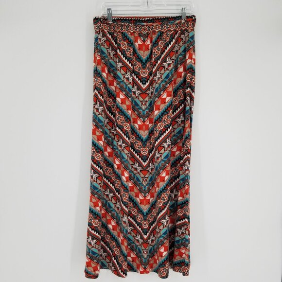 Native Print Maxi Skirt - L - Bohemian, Western, Festival  etc. - Picture 3 of 4